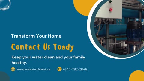 High Quality Water Filters Brampton | Pure Water Clean Air