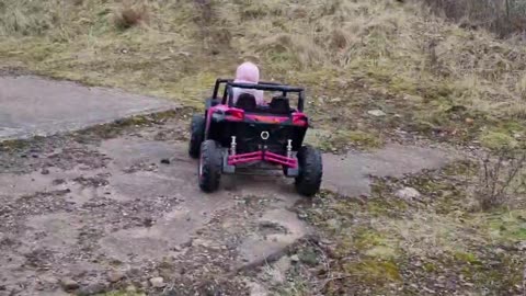 Daughter off roading