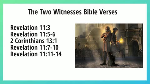 The Two Witnesses Bible Verses