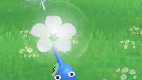 Pikmin Bloom-Blue Pikmon With Sticker