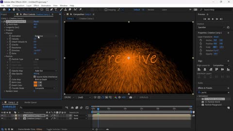 Dust Animation Effect in After Effects | No Plug-in Required