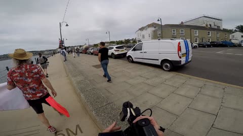 Penzance Cornwall Gay LGBTQIA+ Pride Parade 2023. GoPro 1.