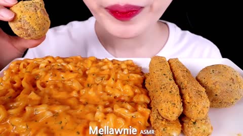 ASMR CHEESY CARBO FIRE NOODLES, CHEESE BALL, CHEESE STICKS - EATING SOUNDS MUKBANG