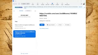 Rumble Zoom Meeting