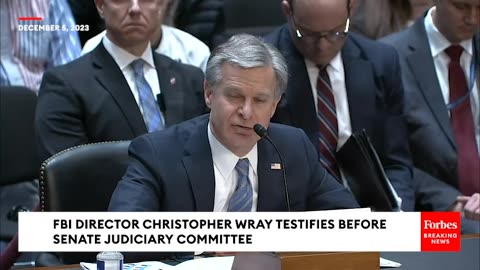 FBI Director Christopher Wray Testifies Before Senate Judiciary Committee - Part 2