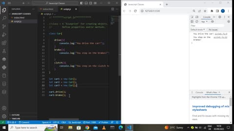 Javascript Classes👨‍🎓 Classes in Javascript #100daysofcode