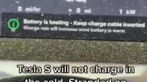 2330. 🇺🇸 Tesla Refuses to Charge in 19 Degree Weather Leaving Man Stranded on Christmas Eve