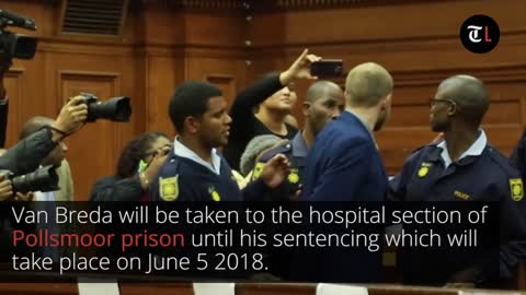 'The result is inescapable': Watch the moment Henri van Breda is found guilty of triple murder