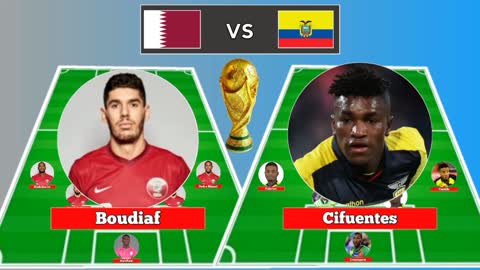 first match 20 november 2022, qatar vs ecuador head to head word cup qatar 2022.