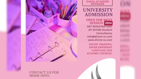 Dania Academy Denmark Admission Open 2024