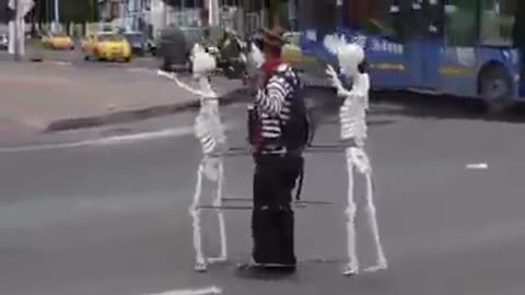 Dance with the skeleton