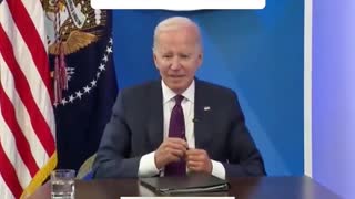 President Biden says that video footage of him calling Trump yoters a threat to the