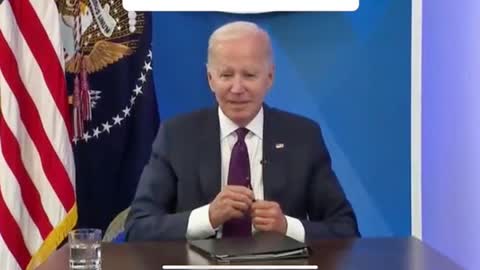 President Biden says that video footage of him calling Trump yoters a threat to the