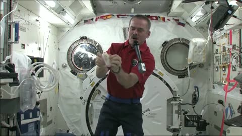 Getting sick in space