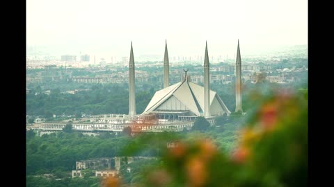 The most beautiful mosque FAISAL MASJID