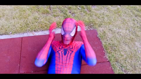 Spiderman Training w/ Superman & Hulk vs Venom & Joker - Superheroes Movie Real Life