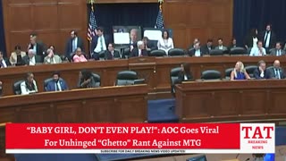 “BABY GIRL, DON’T EVEN PLAY!”: AOC Goes Viral For Unhinged “Ghetto” Rant Against MTG