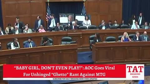 “BABY GIRL, DON’T EVEN PLAY!”: AOC Goes Viral For Unhinged “Ghetto” Rant Against MTG