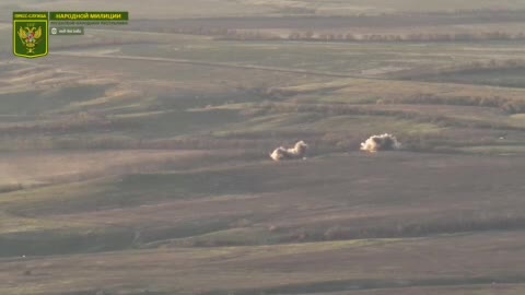 Republican artillery destroys V.S.U. stronghold near the village of Spornoye