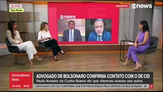 Adv de Bolsonaro desmentindo G1 ao Vivo