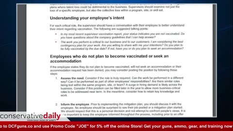 Conservative Daily: Raytheon's Covid Planning for Unvaccinated Employees