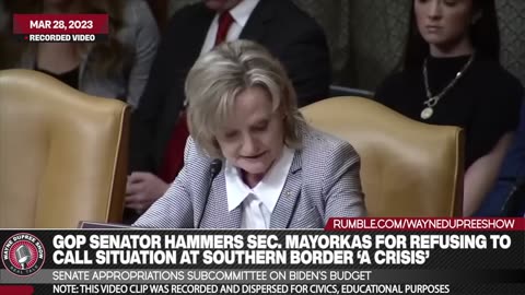 GOP Senator Hammers Sec. Mayorkas For Refusing To Call Situation At Southern Border ‘A Crisis’