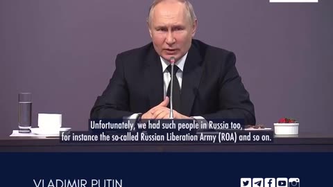 Putin: The glorification of Nazism is taking place in many countries