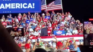 End of Former President Trump's "Save America" Rally in Robstown, Texas
