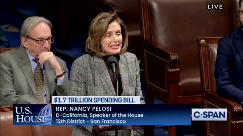 Nancy Pelosi Ends Her Last Speech as Speaker of the House By Wishing Everyone a Happy 'Schwanzaa'
