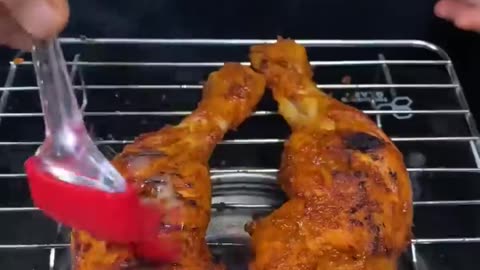 Tandoori Chicken ASMR Cooking #shorts #food #cooking #asmr #indianasmrworld #recipe #chicken #nonveg