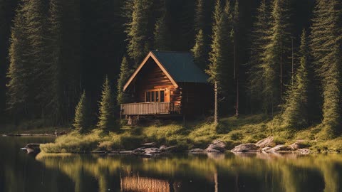 Cabin On Lake