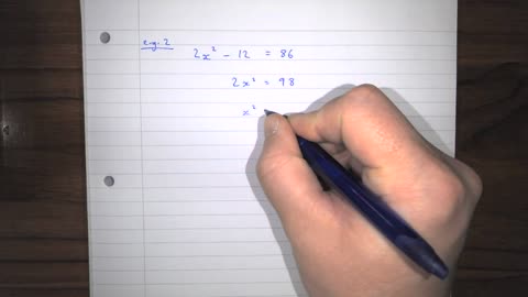 Algebra 05 - Introduction to Quadratic Equations