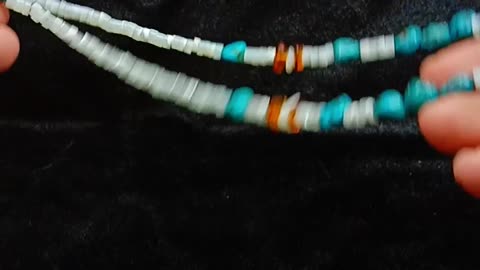 Natural turquoise and white mop beads with irregular amber Colorful Choker women's Beaded