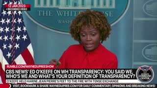 CBS Reporter And WH Press Secretary Go T0e-to-Toe Over Biden Transparency