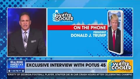 President Donald Trump Interview with The Water Cooler! January 16, 2023
