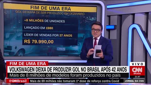 Volkswagen encerra produção do Gol após 42 anos | JORNAL DA CNN