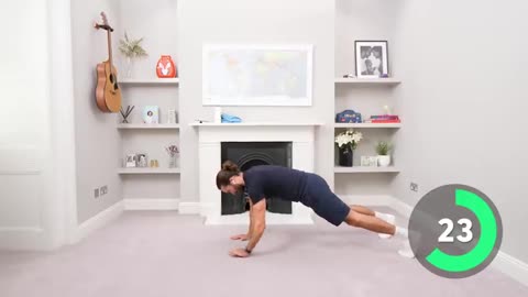 NEW!!!! 20 Minute FAT BURNING Cardio & Abs HOME HIIT Workout The Body Coach TV