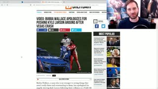 Salty Cracker: Hate Crime Faker Bubba Wallace Attacks The Only Asian NASCAR Driver