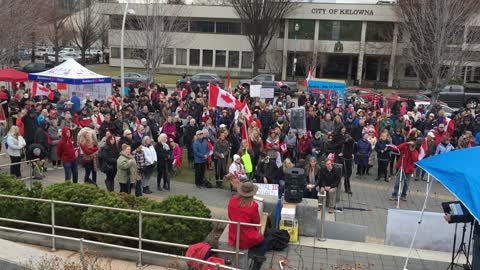 19 March 2022 Worldwide Freedom Rally Kelowna BC