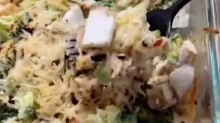 Chicken Alfredo, Low calorie food, keto diet plan