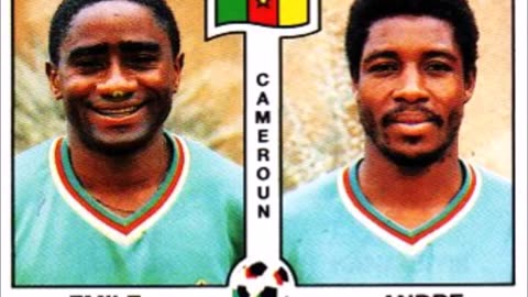 PANINI STICKERS CAMEROON TEAM WORLD CUP 1990