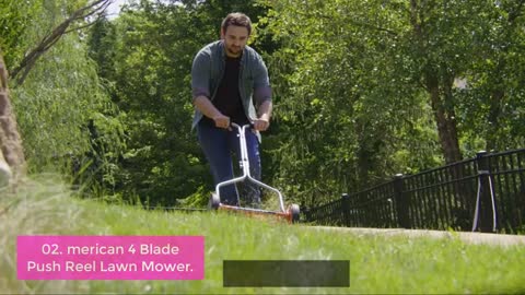 TOP 5_ Best Push Lawn Mowers 2022 _ Top Push Lawn Mowers Self Propelled Reviews