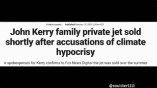 John Kerry Private Jet Hypocrisy