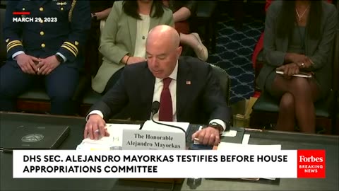 DHS Sec. Mayorkas Faces Relentless GOP Border Questioning At House Appropriations Committee