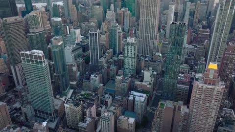 New York City Drone HDR 4k