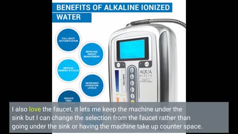 Aqua Ionizer Deluxe PRO Alkaline Water Ionizer Filtration-Overview
