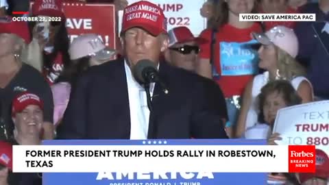 'We're Going To End Her Political Career': Donald Trump Excoriates Nancy Pelosi During Rally