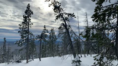 Panoramic Views from Summit – Central Oregon – Vista Butte Sno-Park – 4K