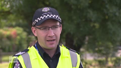 Driver on the run after leaving man for dead on highway _ 9 News Australia