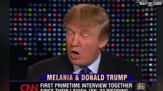 Melania tells the story of how she and Donald first met